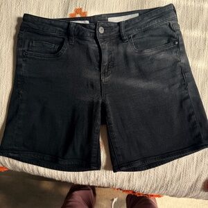 Anthropologie Pilcro Stet Shorts Size 27 Dark Wash